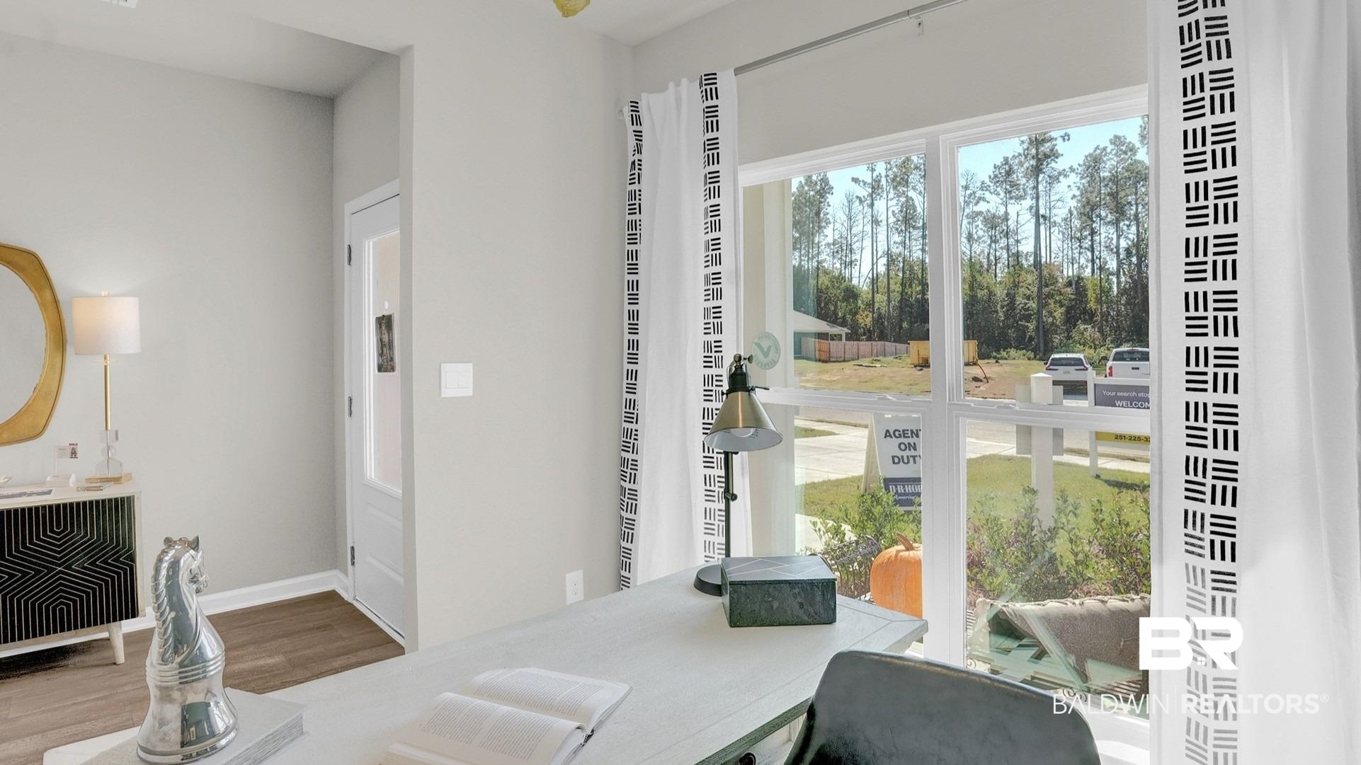 293 Hudson Loop Fairhope, AL 36532 - Photo 5 of 30 Entryway with an office area and wood finished floors