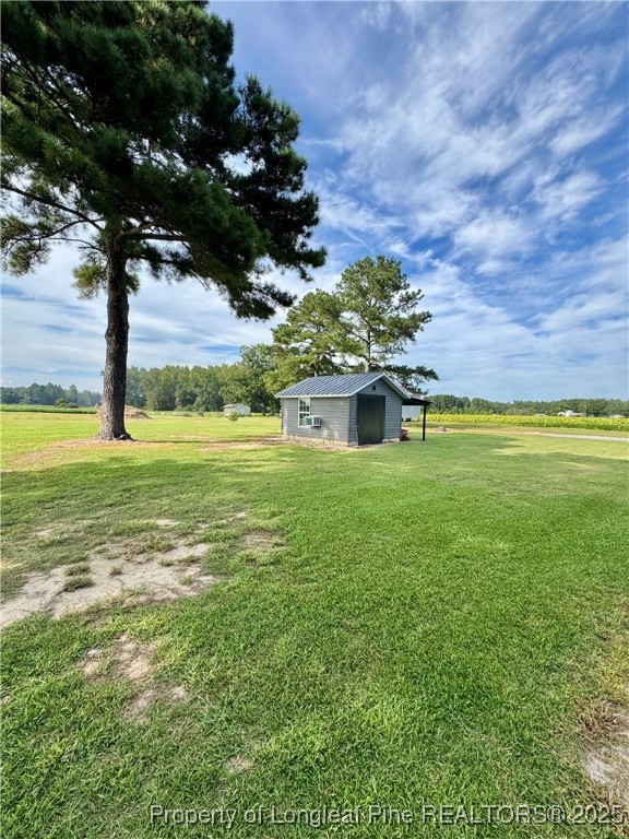 1283 Bethel Baptist Road Spring Lake, NC 28390 - Photo 32 of 44 a picture of a big yard with a large tree