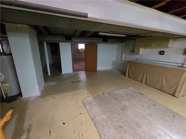 a view of a car garage