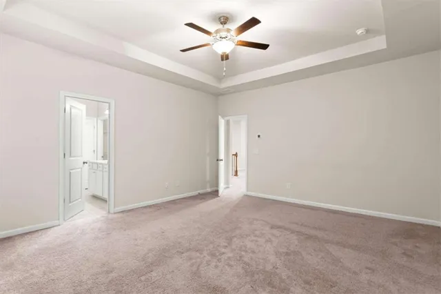 a view of an empty room