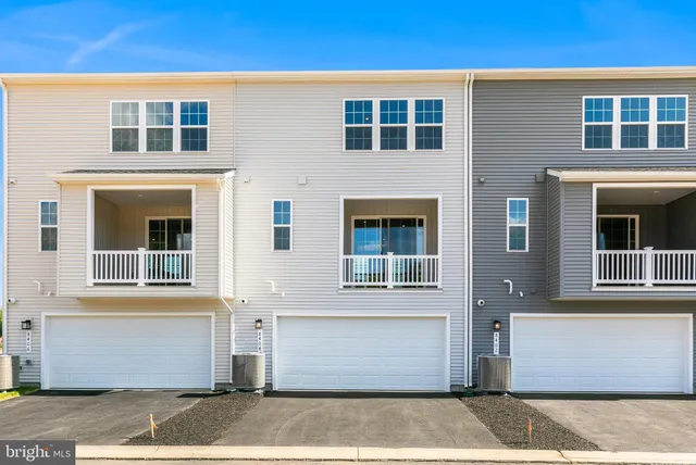 a front view of a building