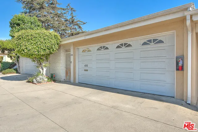a view of a wooden door