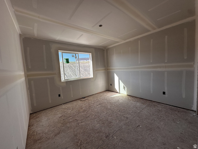 513 East Upper Cyn Road Smithfield, UT 84335 - Photo 14 of 25 Room with framed window, unfinished drywall, and subfloor
