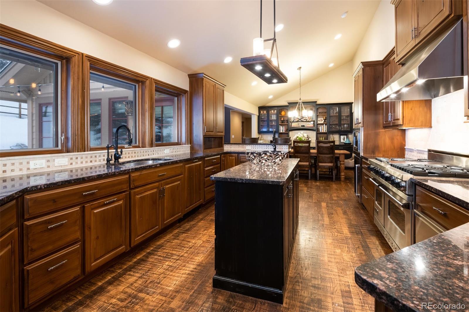 497 Meadow Vista Drive Evergreen, CO 80439 - Photo 9 of 40 a kitchen with lots of counter top space