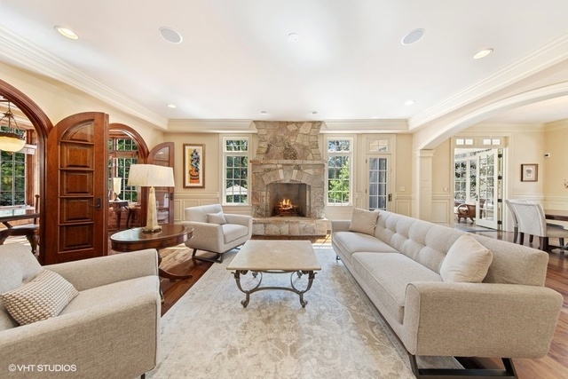 561 Walker Road Hinsdale, IL 60521 - Photo 11 of 41 a living room with furniture and a fireplace