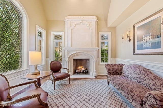 561 Walker Road Hinsdale, IL 60521 - Photo 5 of 41 a living room with furniture and a fireplace