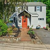 a front view of house with yard