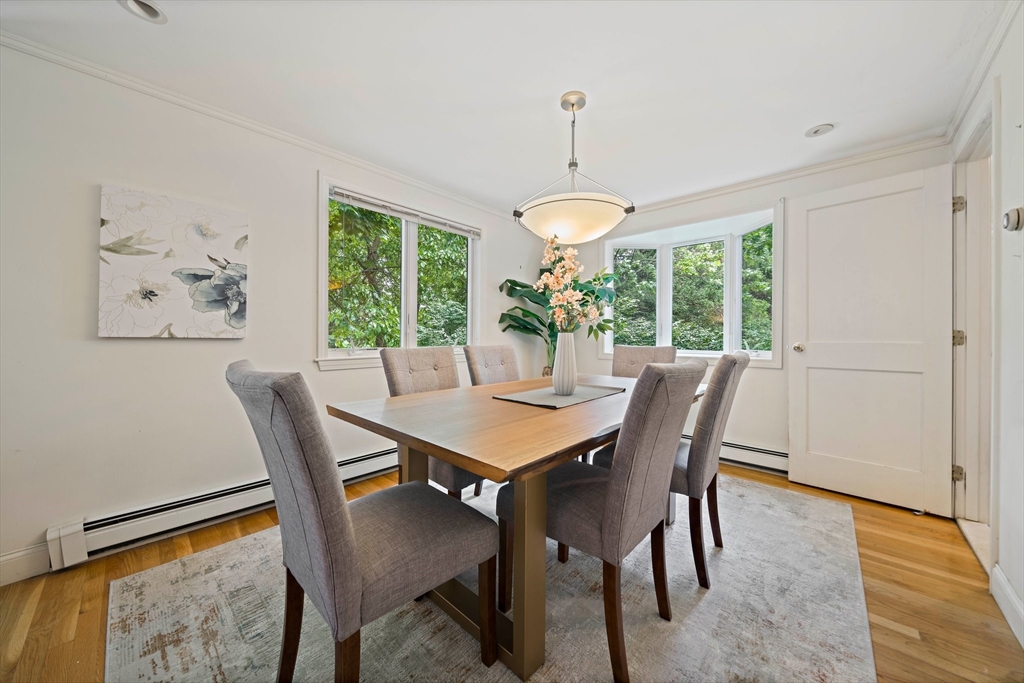 34 Wayburn Road Boston, MA 02130 - Photo 19 of 35 a view of a dining room with furniture window and outside view