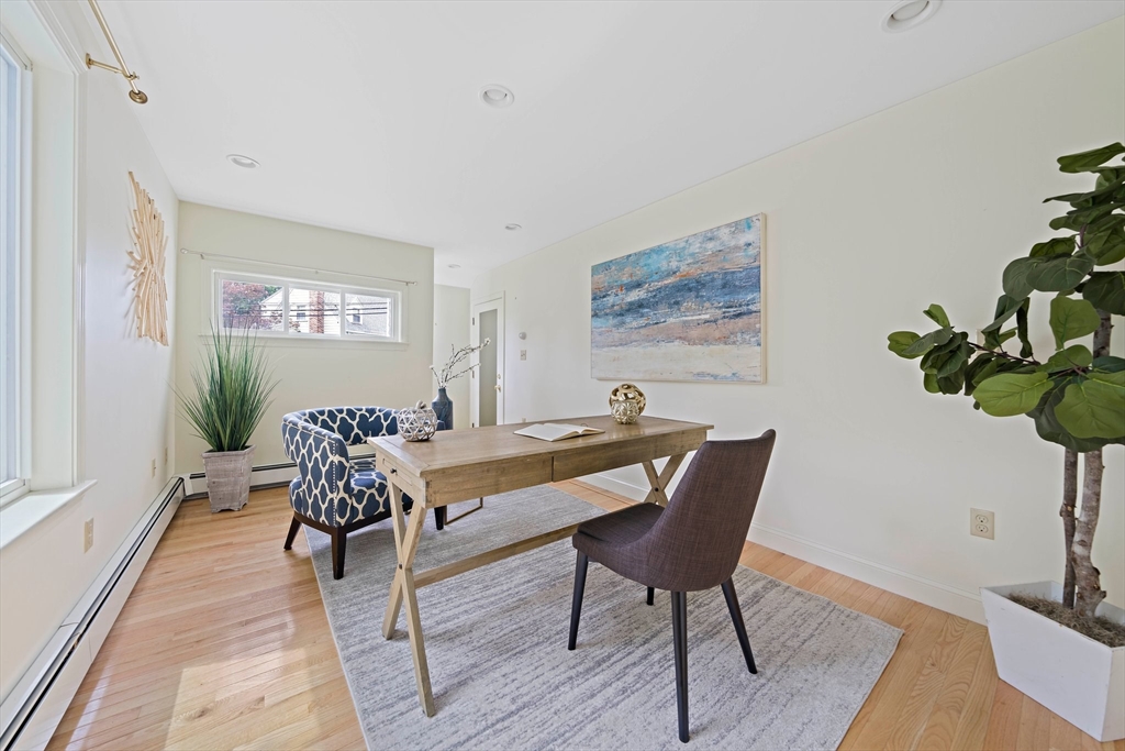 34 Wayburn Road Boston, MA 02130 - Photo 24 of 35 a living room with furniture wooden floor and a potted plant