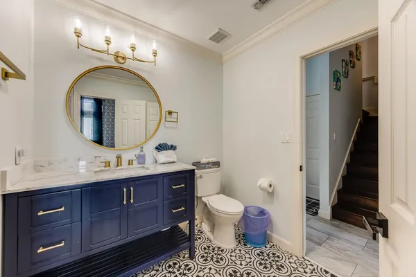 a view of a house with wooden floor