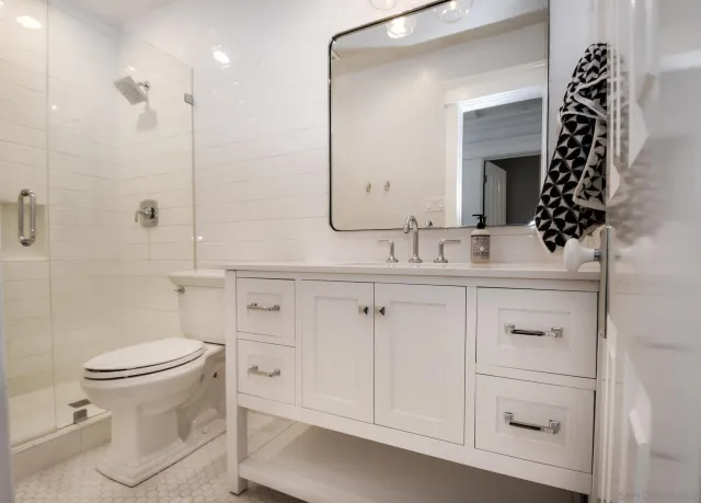 a bathroom with a sink and a toilet