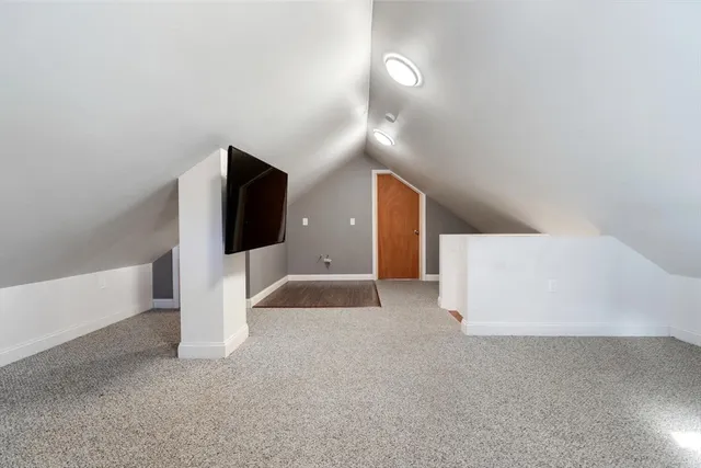 a view of a living room with a flat screen tv
