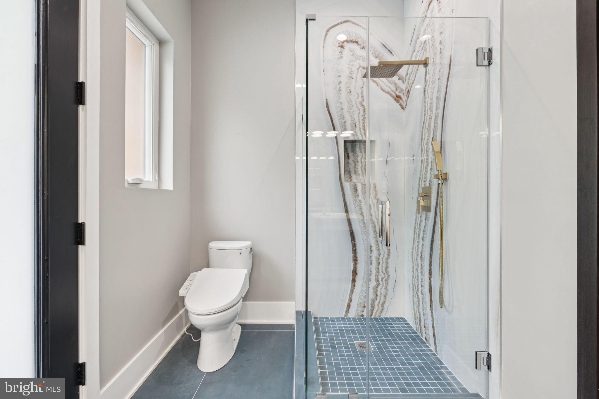 2209 Hunter Mill Road Vienna, VA 22181 - Photo 20 of 63 a bathroom with a toilet and a shower