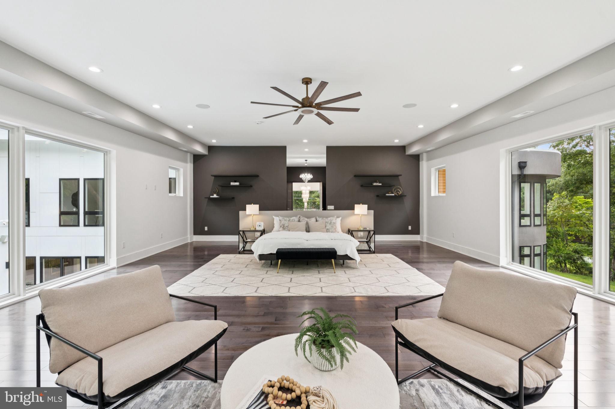 2209 Hunter Mill Road Vienna, VA 22181 - Photo 41 of 63 a living room with furniture and a large window