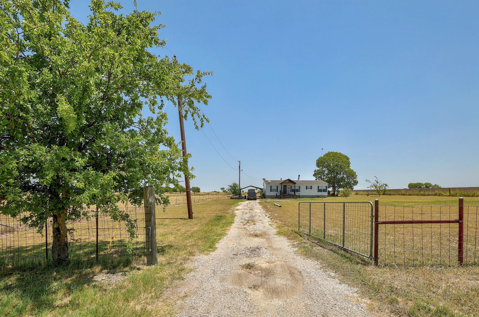 13212 Sandeen Road Coupland, TX 78615 - Photo 12 of 17 a view of a yard with large tree