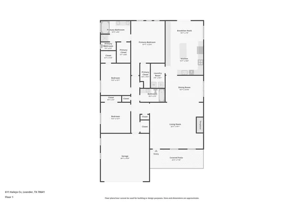 $360,000 | 611 Haley's Cove, Leander, TX 78641