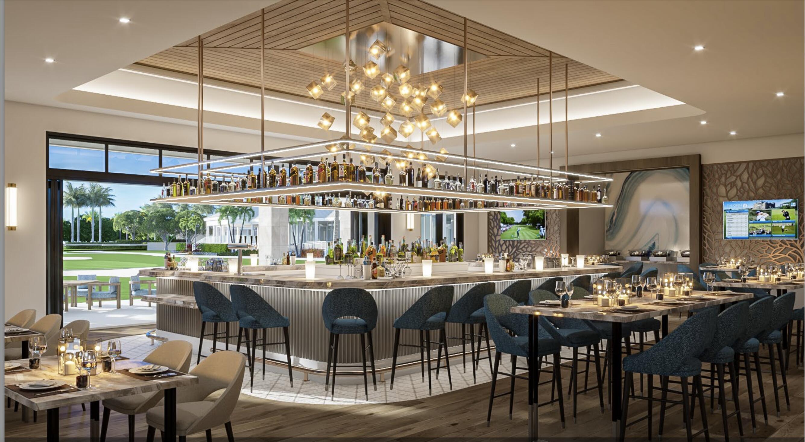 17661 Scarsdale Way Boca Raton, FL 33496 - Photo 82 of 121 St Andrews Lakeside gathering bar render
