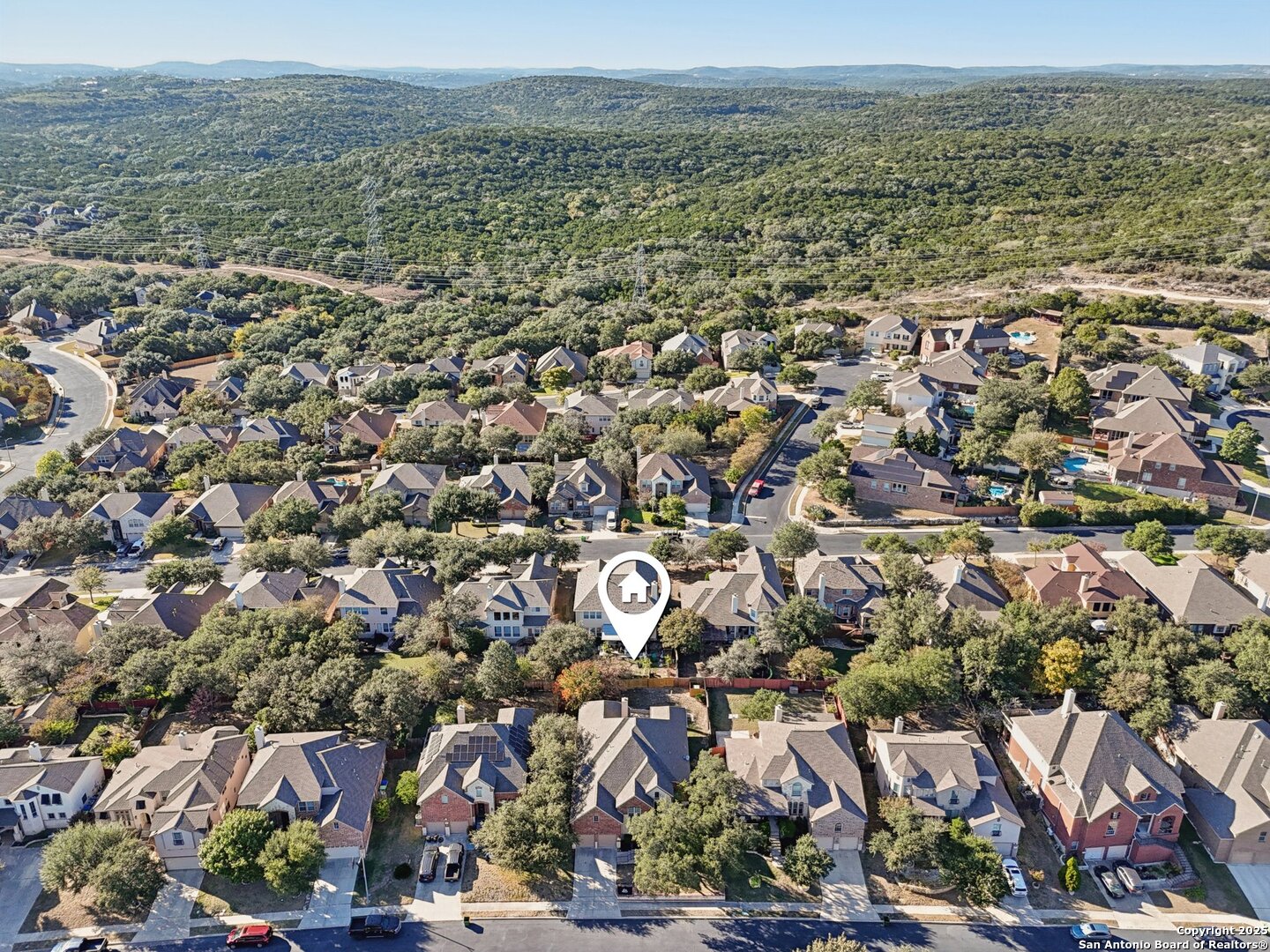 16107 Los Sedona Helotes, TX 78023 - Photo 56 of 59 an aerial view of residential building with trees