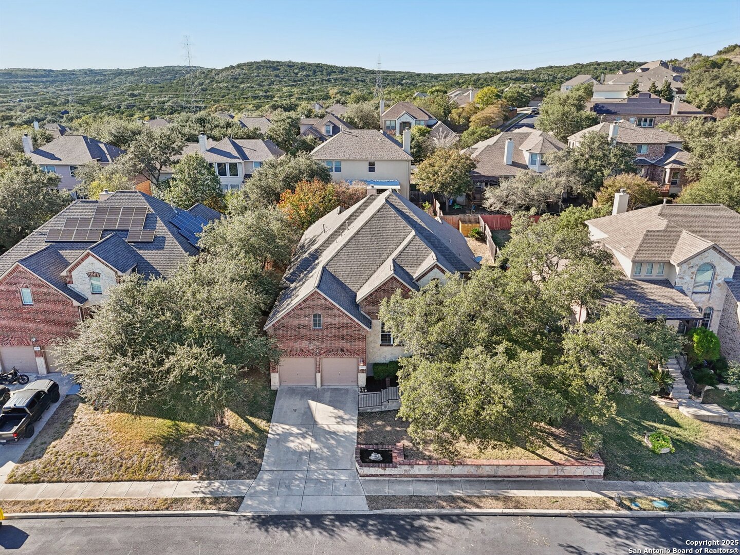 16107 Los Sedona Helotes, TX 78023 - Photo 58 of 59 an aerial view of a house