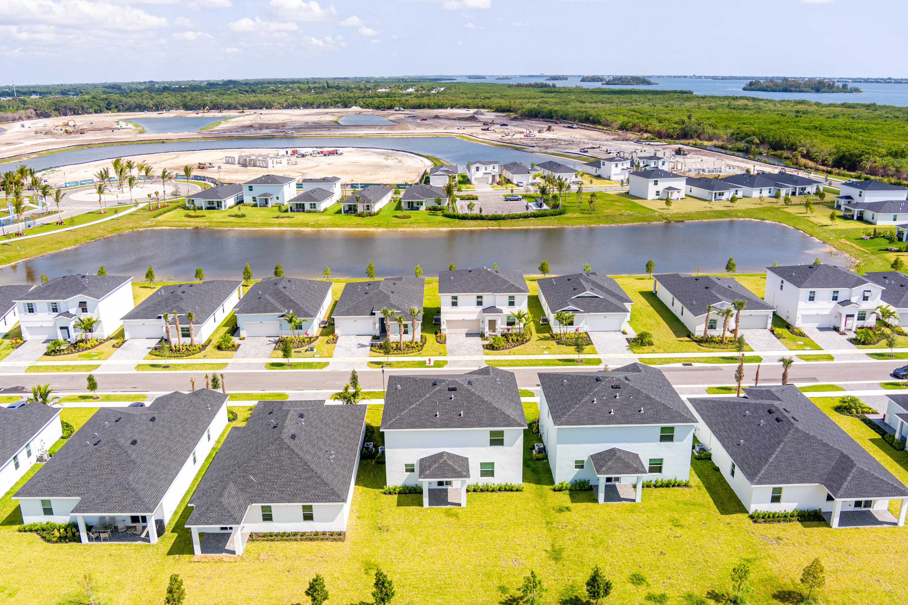 3544 Angler Drive Fort Pierce, FL 34946 - Photo 37 of 39 a view of a swimming pool with a lake view