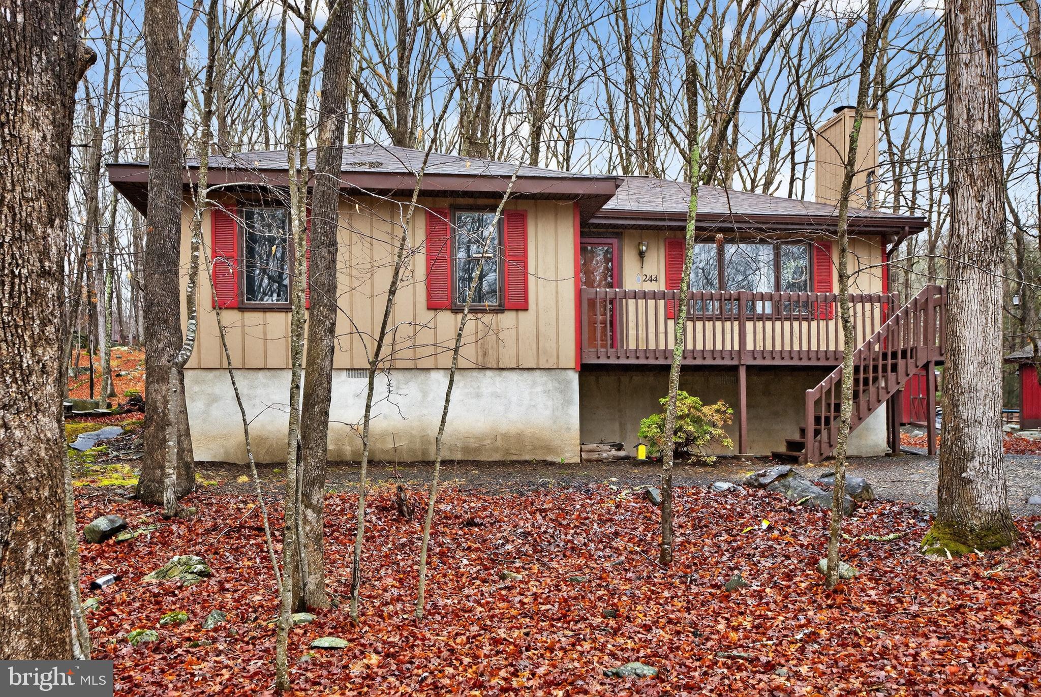 244 Canterbury Road Bushkill, PA 18324 - Photo 5 of 45 Charming retreat nestled in serene woods.