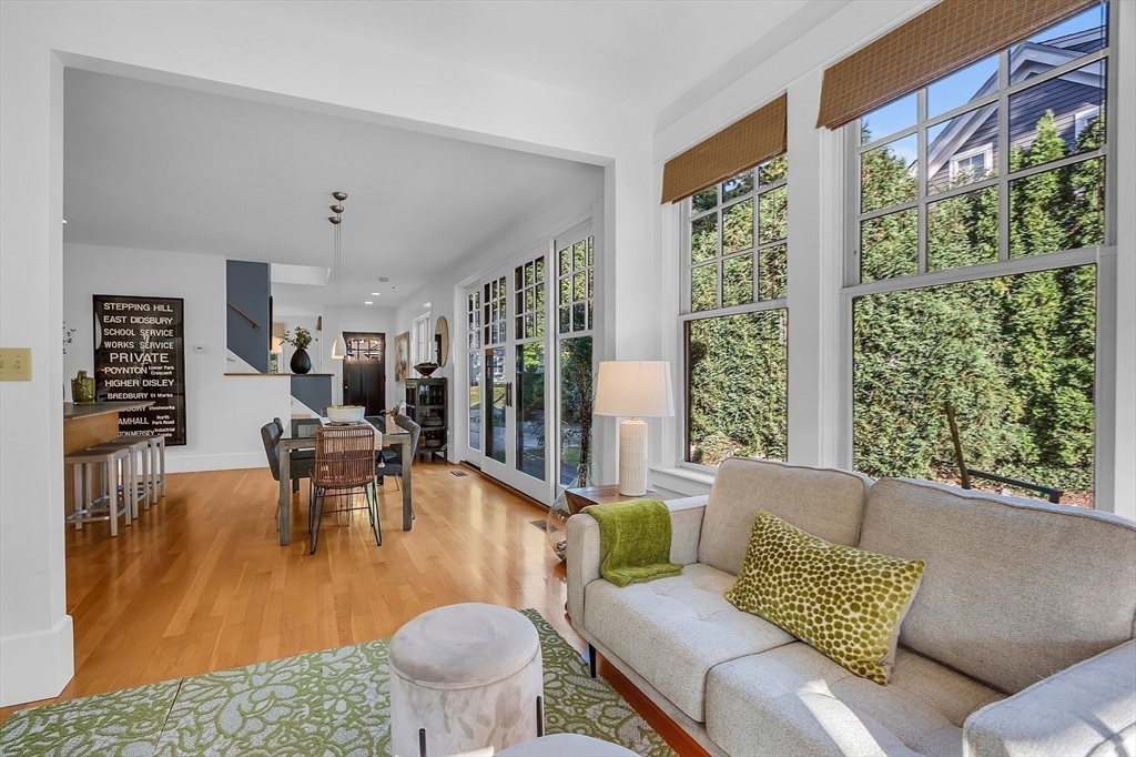 38 Downing Road Lexington, MA 02421 - Photo 15 of 41 a living room with furniture and a large window