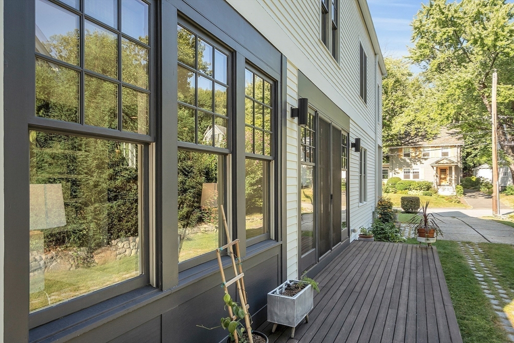 38 Downing Road Lexington, MA 02421 - Photo 30 of 41 a view of a balcony with wooden floor