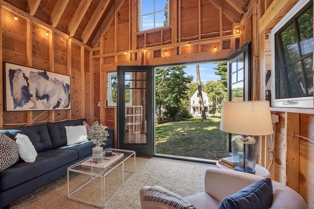 38 Downing Road Lexington, MA 02421 - Photo 32 of 41 a outdoor living space with furniture and a window