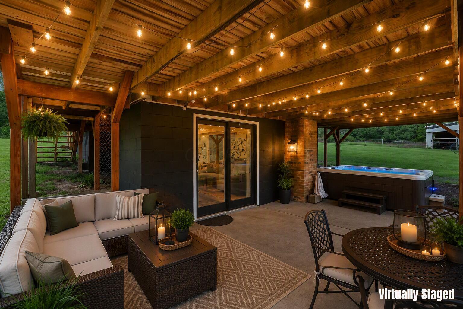 22540 Bunker Hill Road Sugar Grove, OH 43155 - Photo 52 of 79 Virtually Staged Lower Level Patio