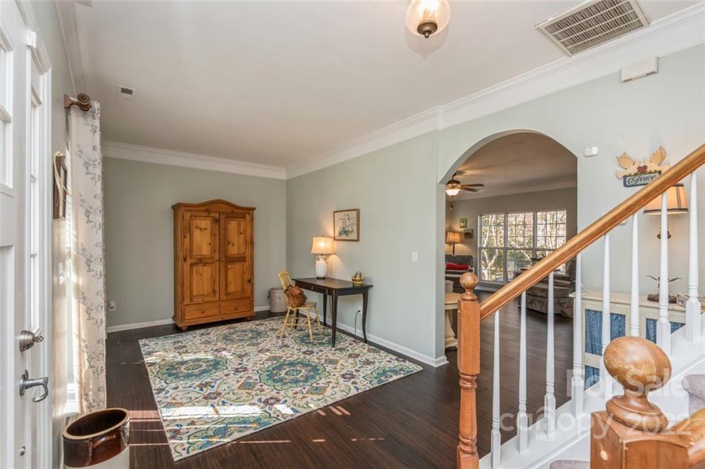 739 West Cheval Drive Fort Mill, SC 29708 - Photo 10 of 36 a view of entryway and hall with wooden floor