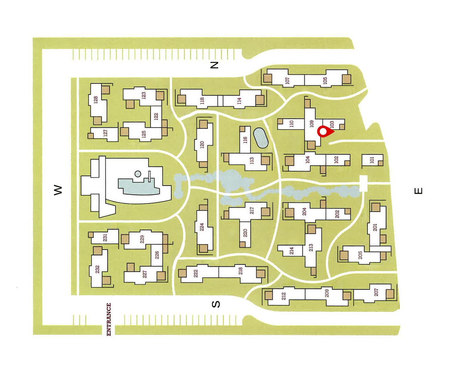360 Cabrillo Road, Unit 103 Palm Springs, CA 92262 - Photo 49 of 50 360 #103 - Map