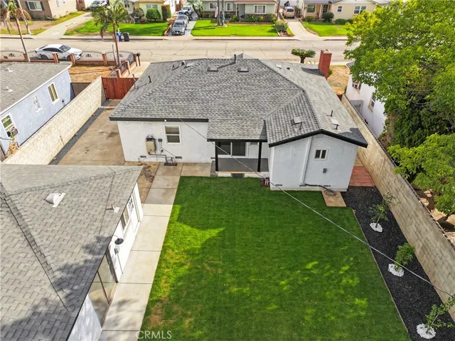 swimming pool view with a outdoor seating space