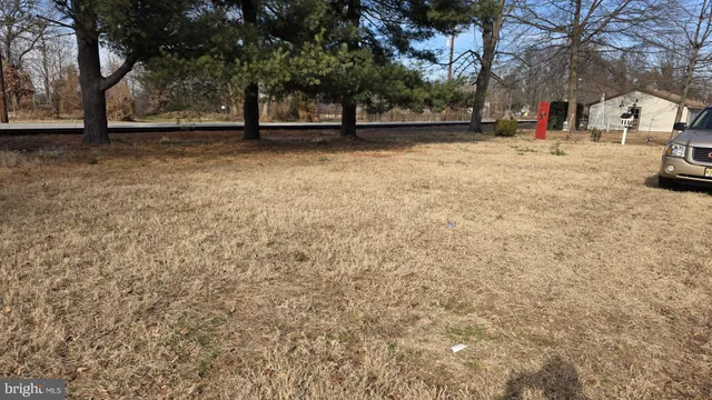 a view of street with trees