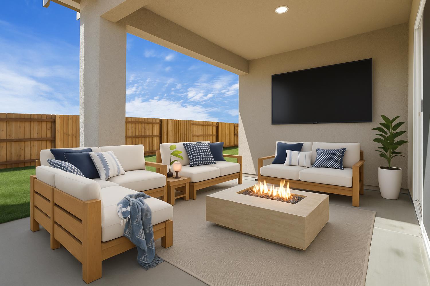 3228 Leo David Street Manteca, CA 95337 - Photo 1 of 1 Covered Patio (virtually staged)