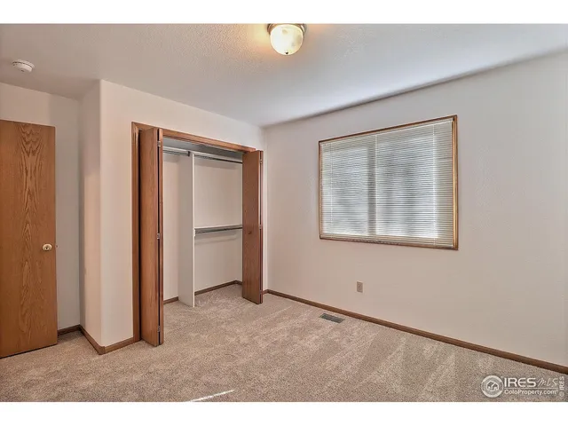 a view of small space with racks on the wall