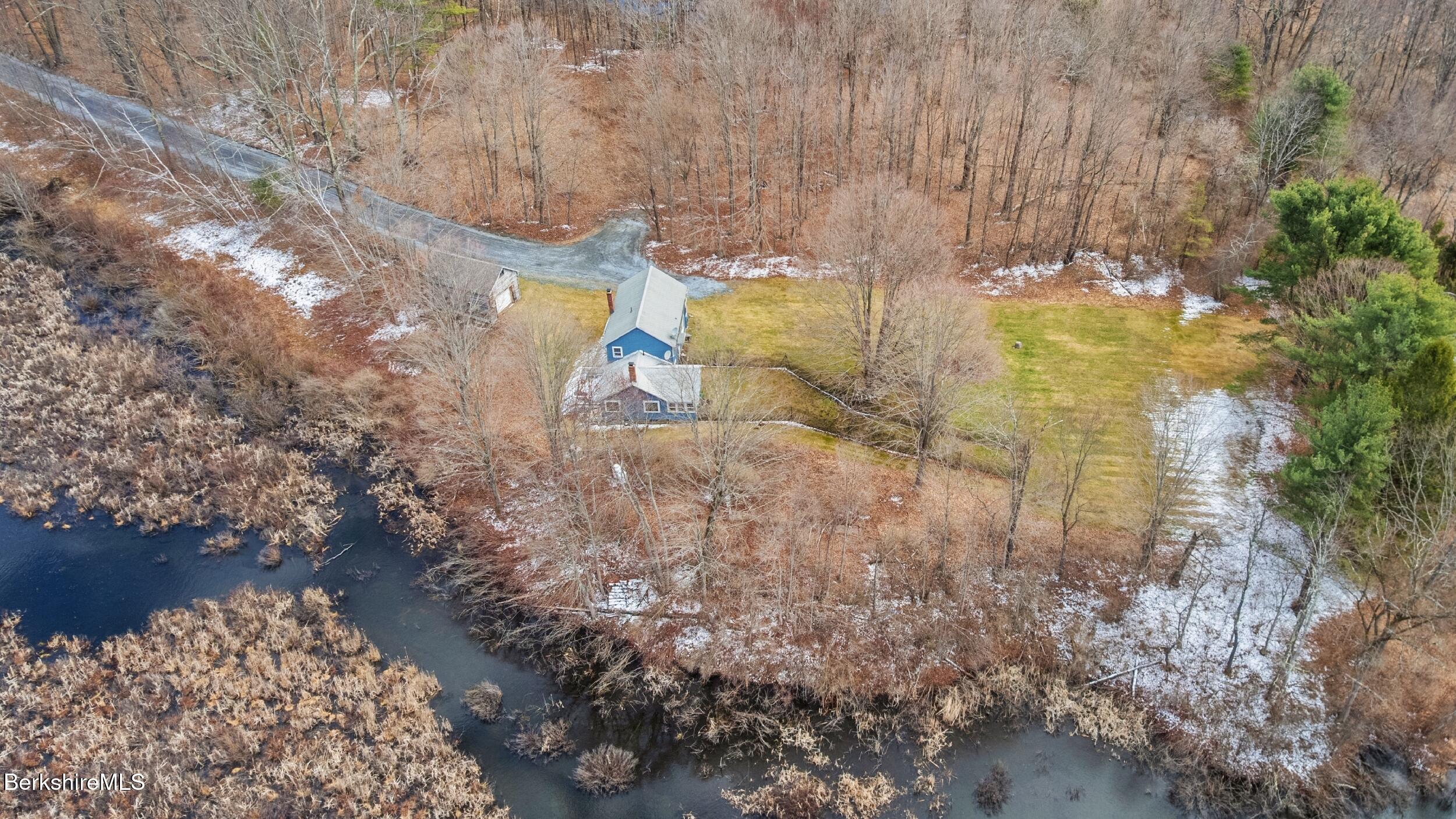 6 Bryan Road West Stockbridge, MA 01266 - Photo 51 of 53 View from above-Winter