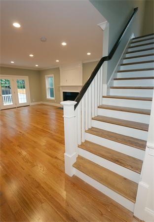 59 Kilburn Road Newton, MA 02465 - Photo 10 of 21 a view of entryway and hall with wooden floor