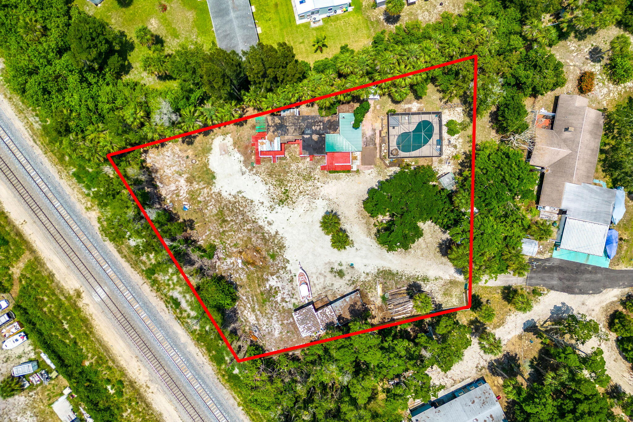 7680 Highway 1 Micco, FL 32976 - Photo 4 of 34 73-web-or-mls-DJI_0013 Lot Lines