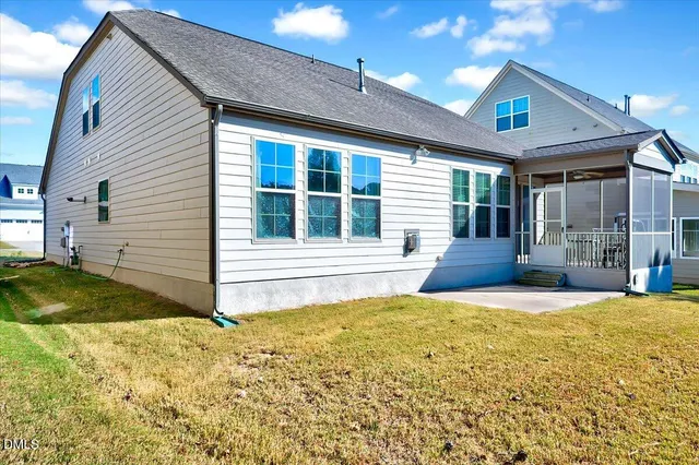 a house view with a outdoor space