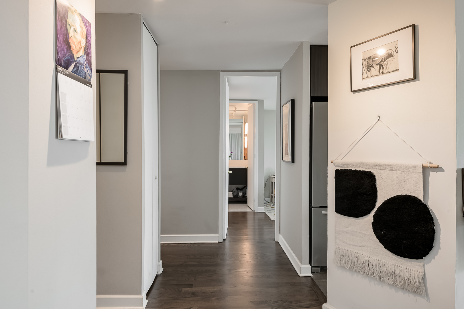 345 West Fullerton Parkway, Unit 1706 Chicago, IL 60614 - Photo 17 of 26 a view of entryway and hall with wooden floor