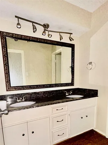 a close view of sink and mirror