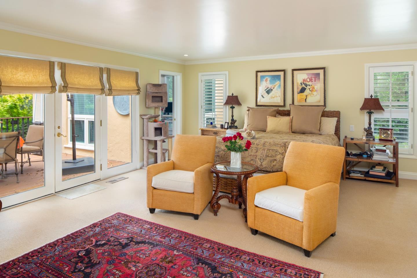 1534 Riata Road Pebble Beach, CA 93953 - Photo 20 of 50 a living room with furniture and a large window