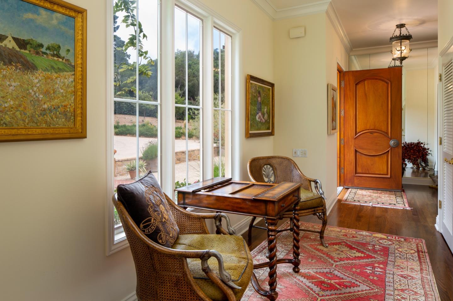 1534 Riata Road Pebble Beach, CA 93953 - Photo 30 of 50 a dining room with furniture and window