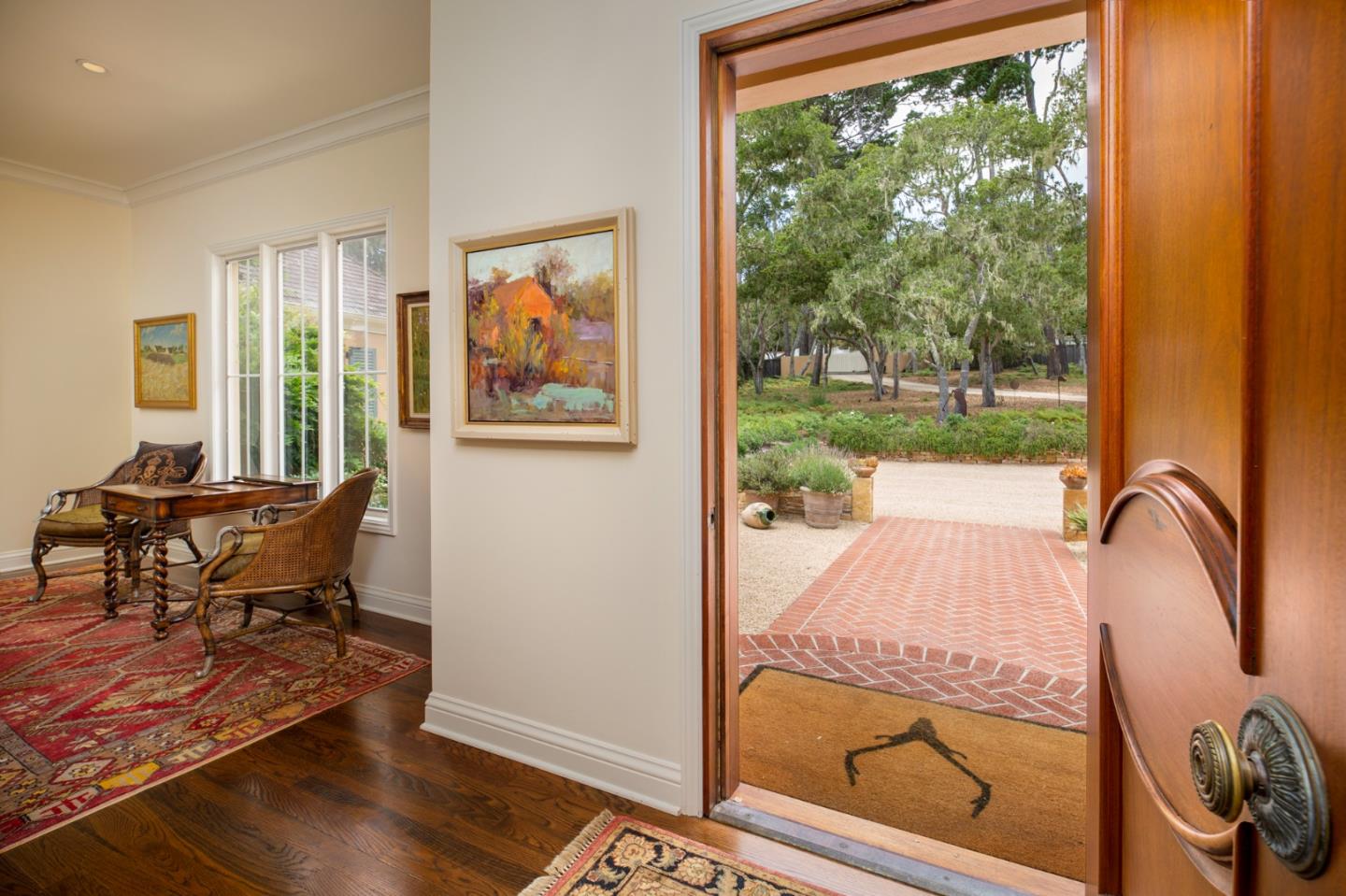 1534 Riata Road Pebble Beach, CA 93953 - Photo 31 of 50 a picture of a bench in a room