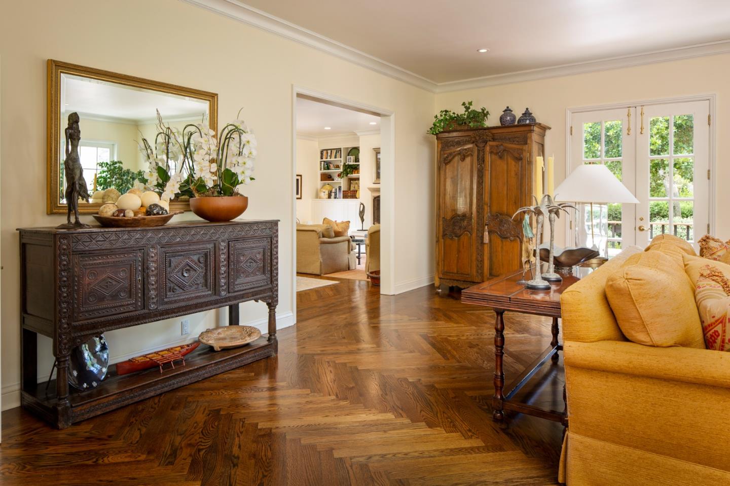 1534 Riata Road Pebble Beach, CA 93953 - Photo 32 of 50 a living room with furniture and wooden floor