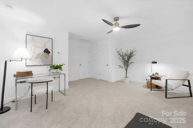 a view of work space with furniture