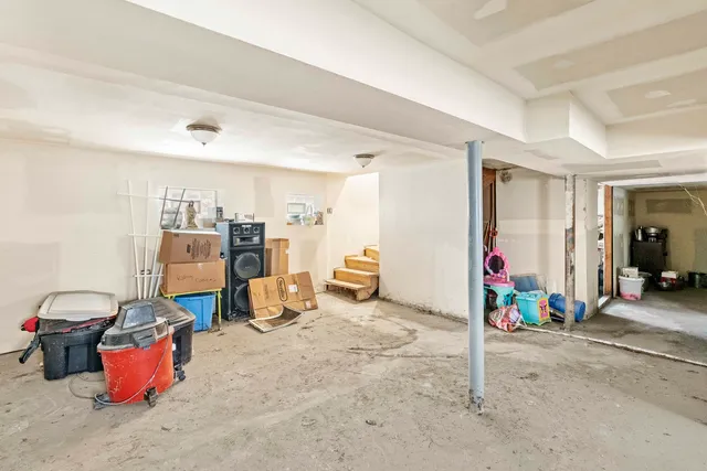 a view of a room with toys