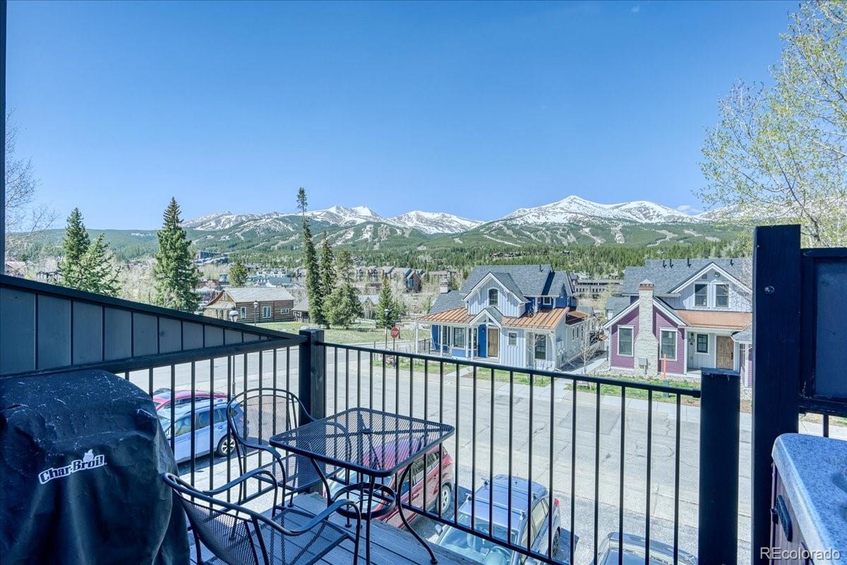200 North Ridge Street, Unit R1 Breckenridge, CO 80424 - Photo 17 of 27 a view of a city from a balcony