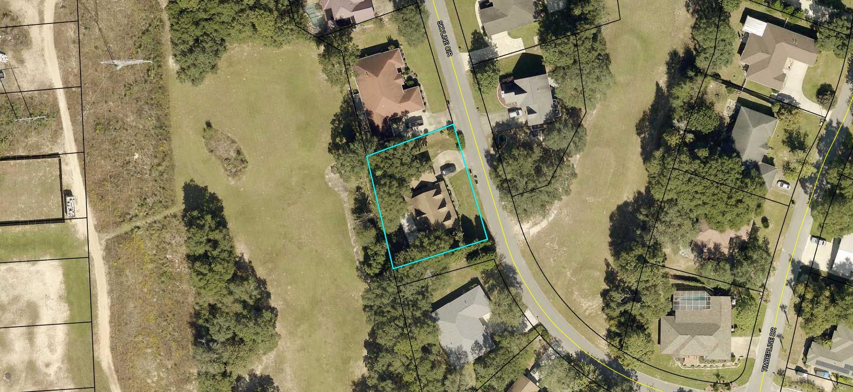 329 Skyline Circle Crestview, FL 32539 - Photo 28 of 28 an aerial view of a house