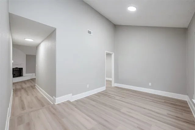 wooden floor in an empty room